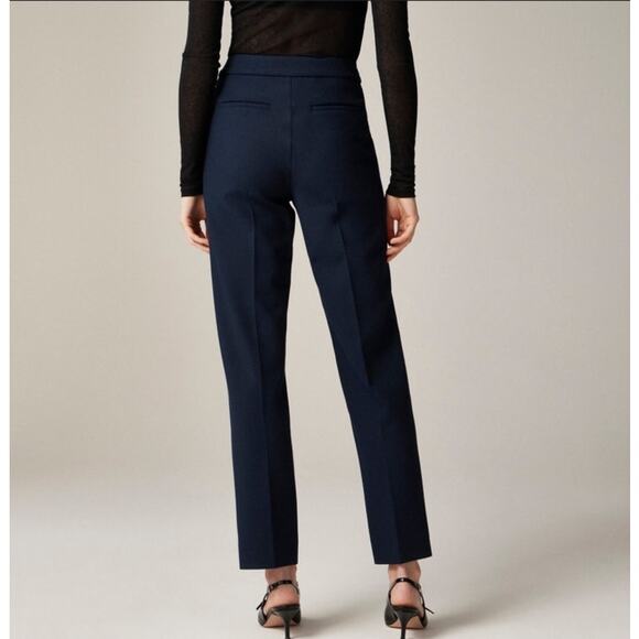 J Crew Kate Straight Leg Four Season Stretch Workwear Pants US Women's 4 Petite - Picture 1 of 7